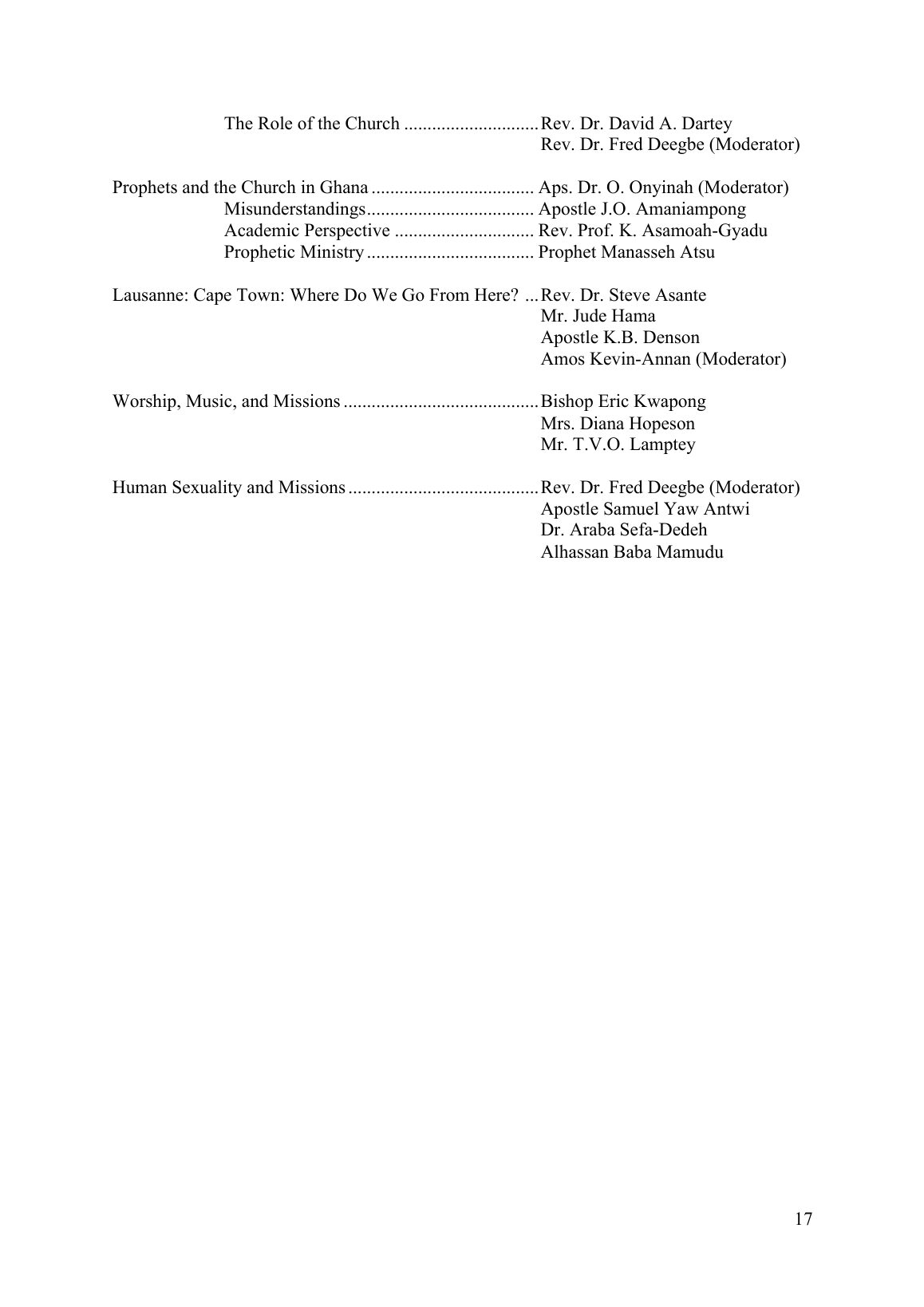 Teachers and Subjects, page 17